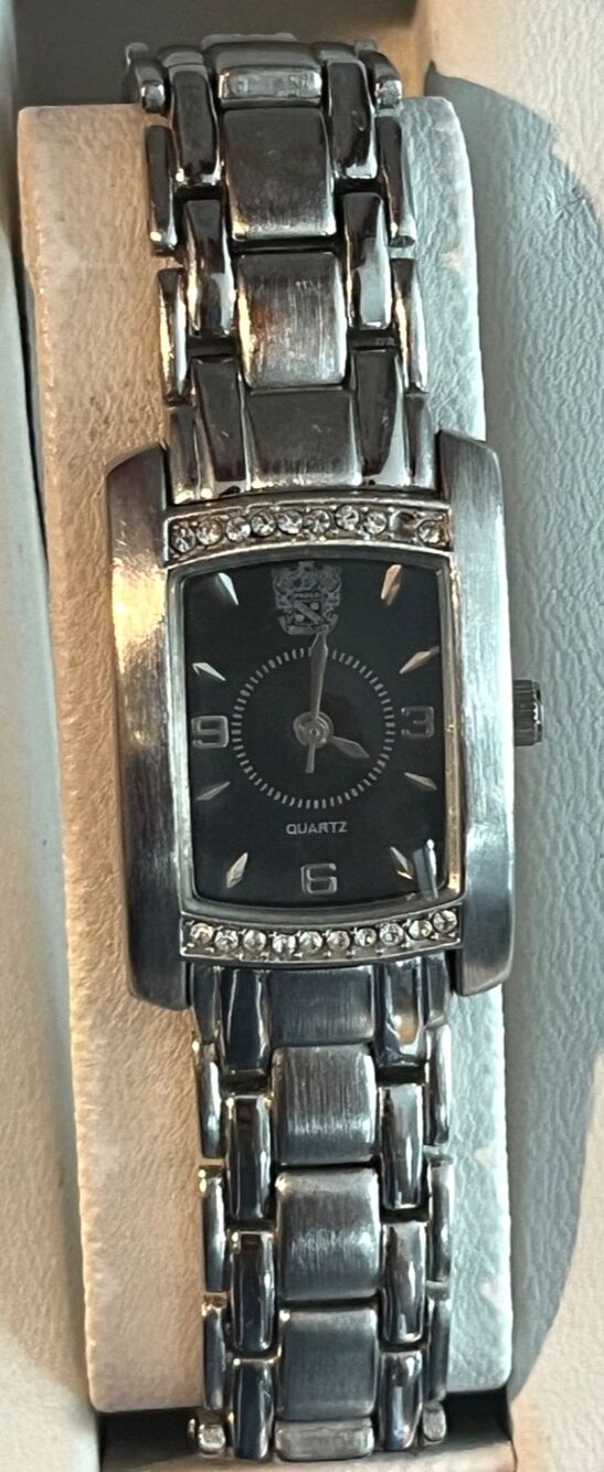 Paolo GUCCI PG873WB Steel  Quartz Watch Missing Rhinestone MSRP 225